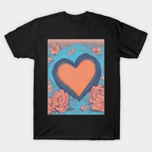 Heartfelt Expressions: Exploring the Depths of Love through Art and Emotion T-Shirt